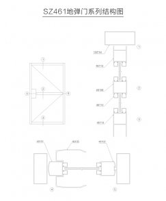 普鋁系列SZ461地彈門(mén)系列